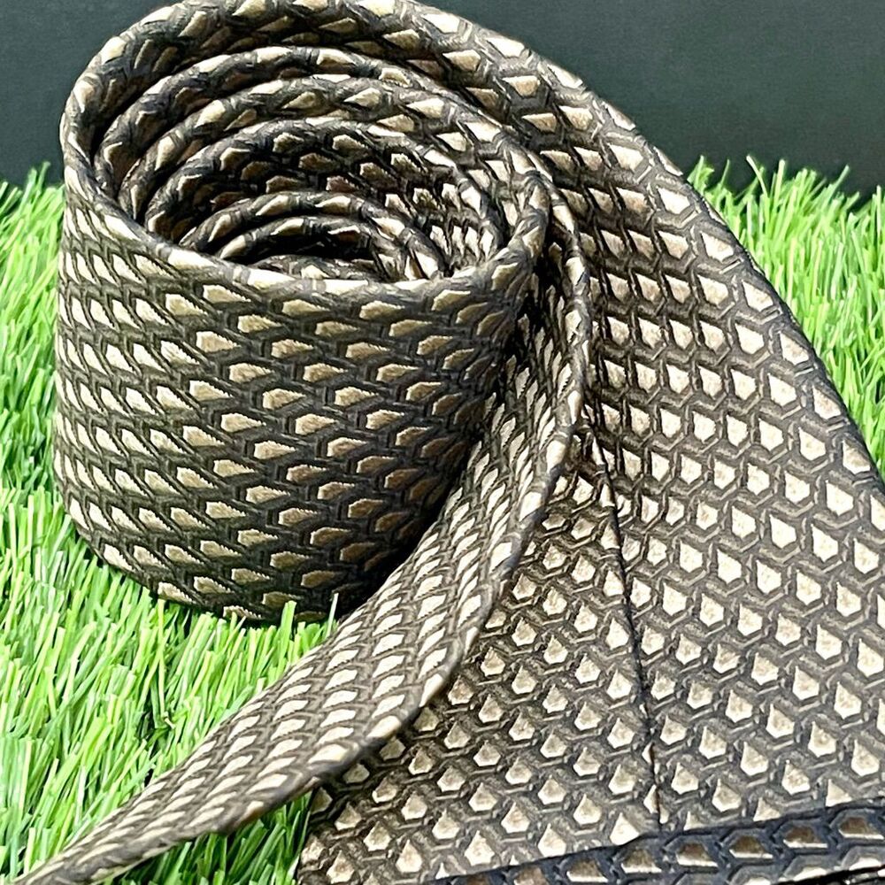 Paul Stuart silk Tie Brown/Tan.